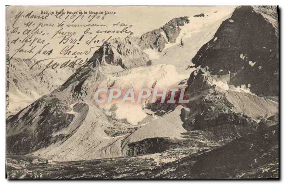 CPA Refuge Felix Faure et la Grande Casse 