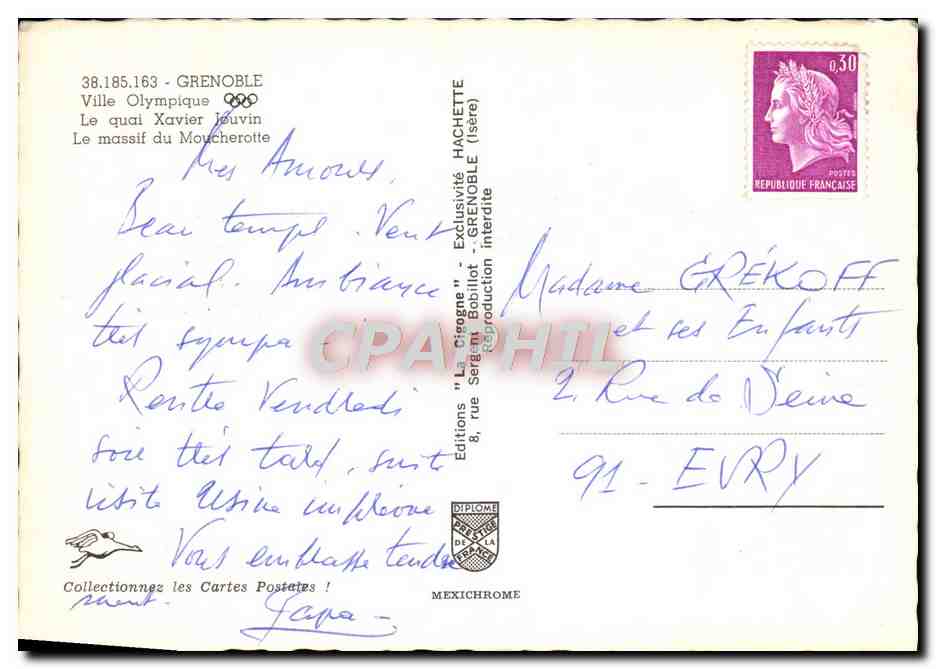 Le quai Xavier Jouvin — Grenoble — Éditions La Cigogne — Reverso