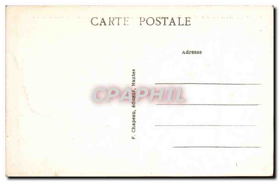 CPA Guerande Marais salants pres de Saille Le moulin et les mulons de sel — Rückseite