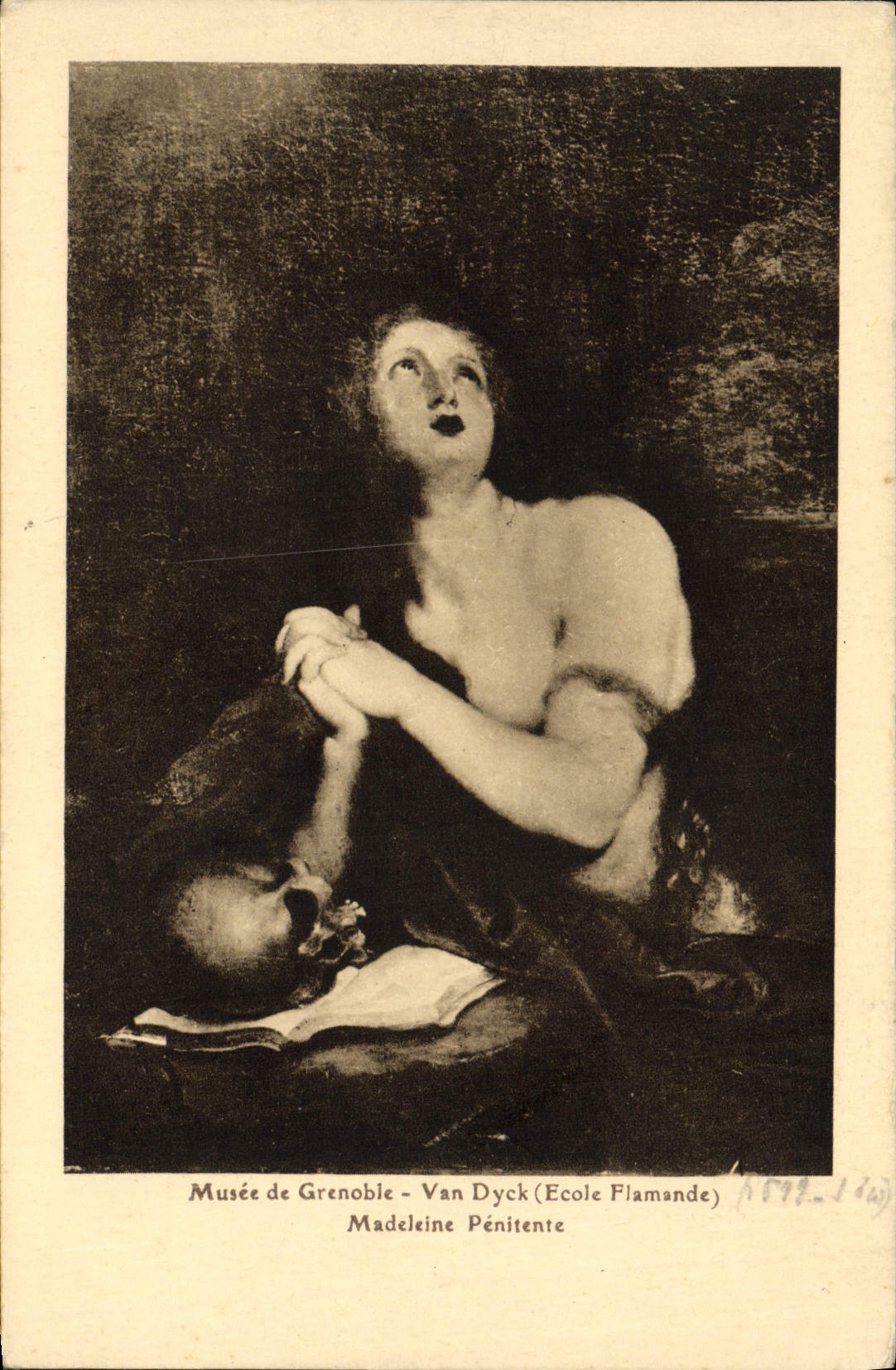 CPA Musee De Grenoble Van Dyck Madeleine Penitente