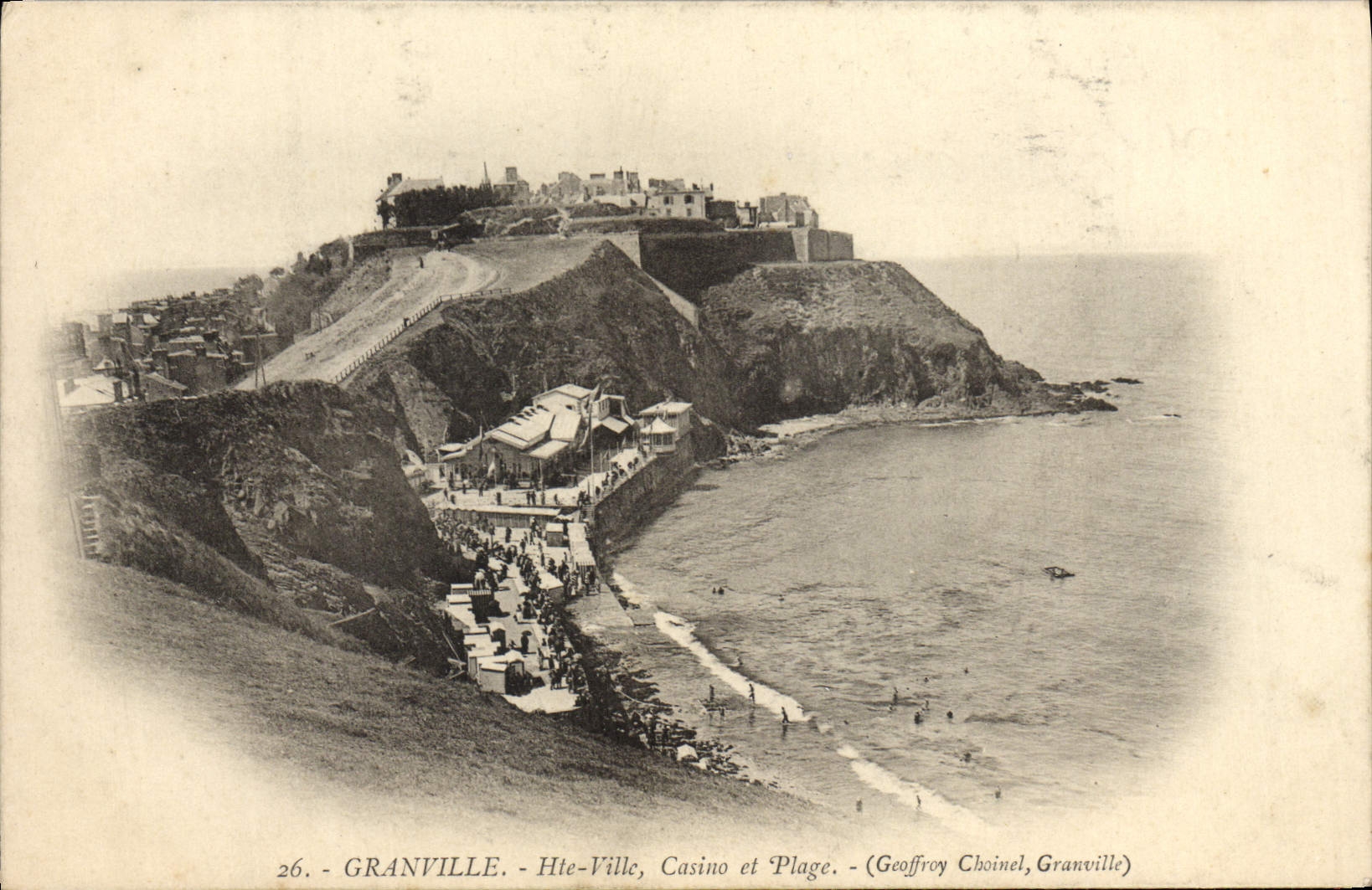 Granville - Hte-Ville, Casino et Plage - Geoffroy Choinel, Granville