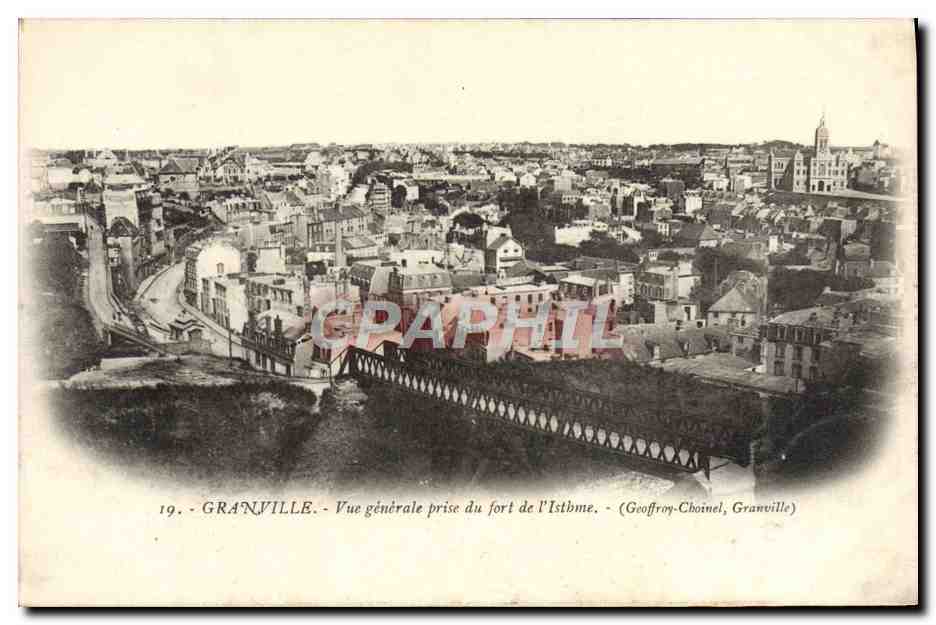 Granville — Allgemeine Ansicht vom Fort Istbme — Geoffroy-Choinel, Granville