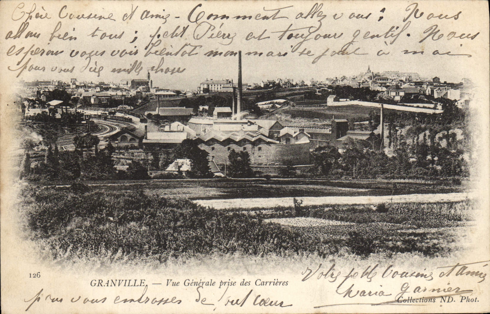 Granville — Vista General tomada desde las Canteras — Colecciones ND. Fot. n°126