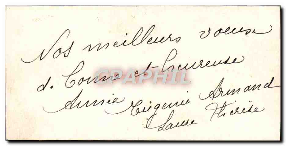CPA Fantaisie Bonne annee — Verso