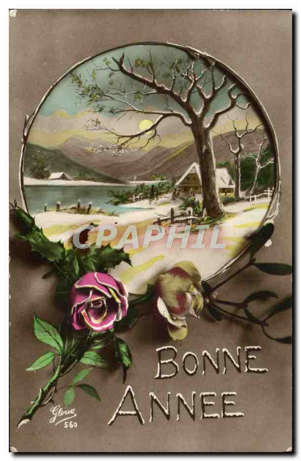 CPA Fantaisie Bonne Annee