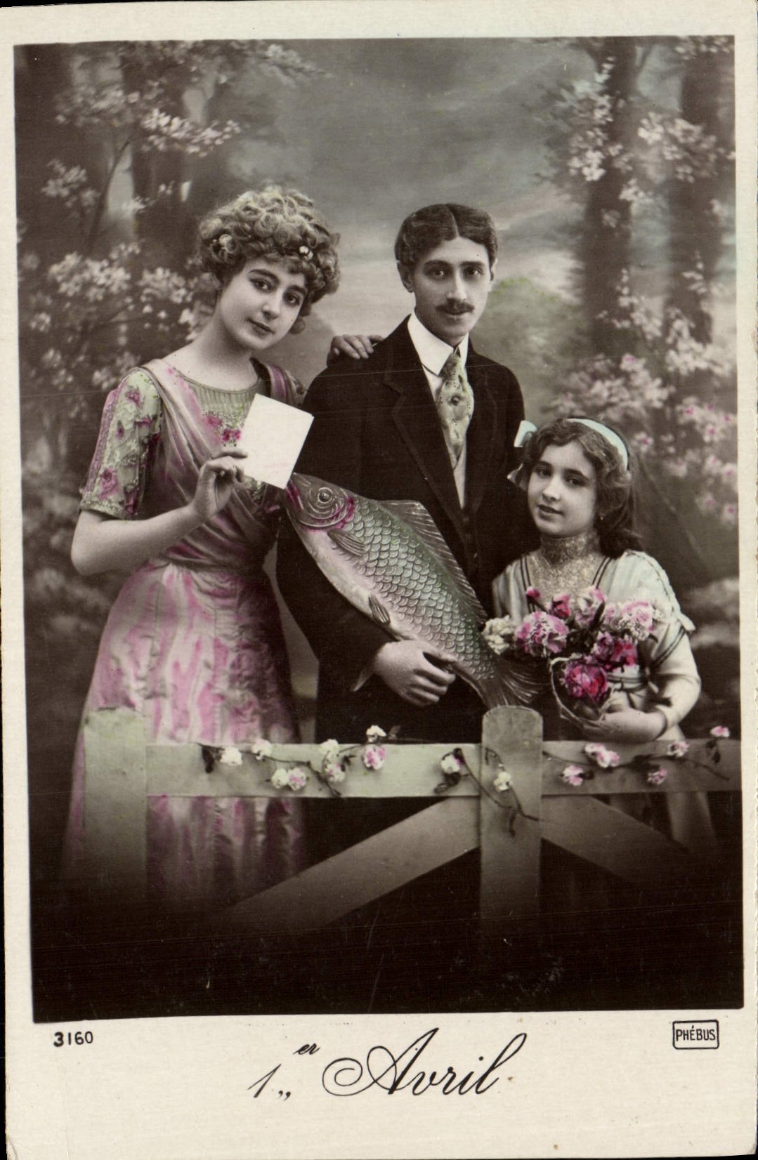 CPA Fantaisie Femme Enfant