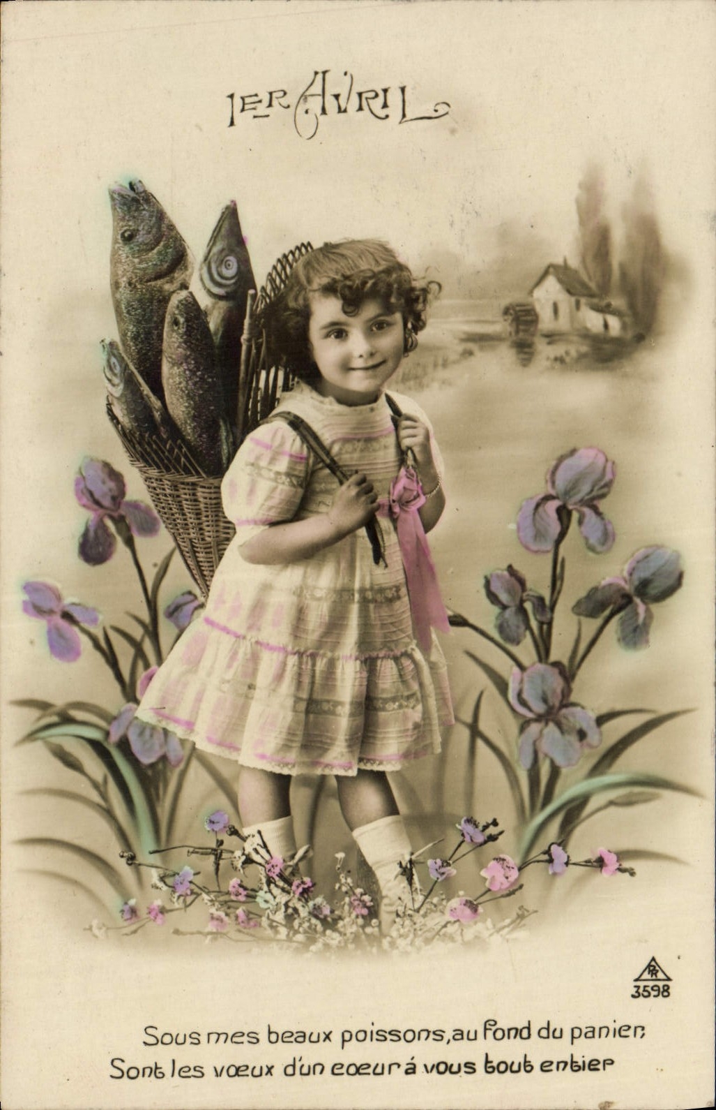 CPA Fantaisie Enfant 1er Avril