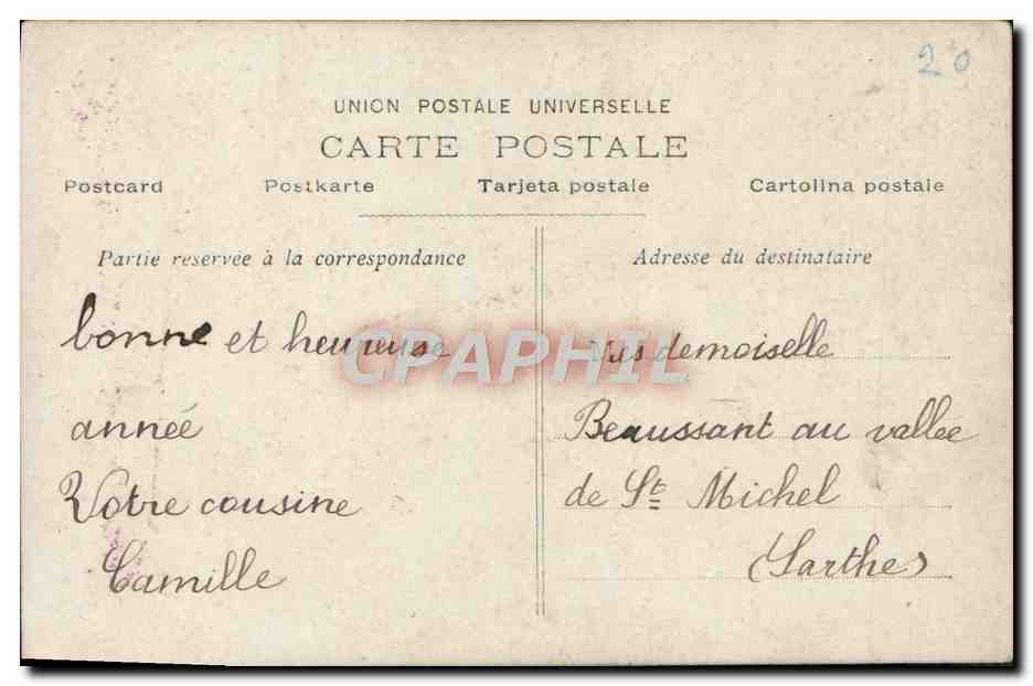 CPA Fantaisie Enfants — Rückseite