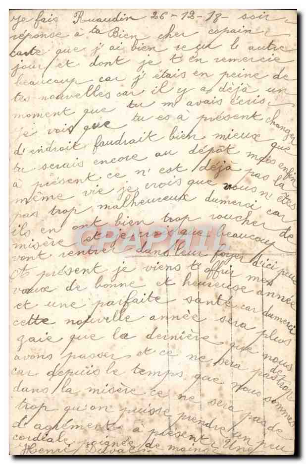 Femme en robe verte et fourrure — Bonne Année — MéTro, n° 234 — Verso