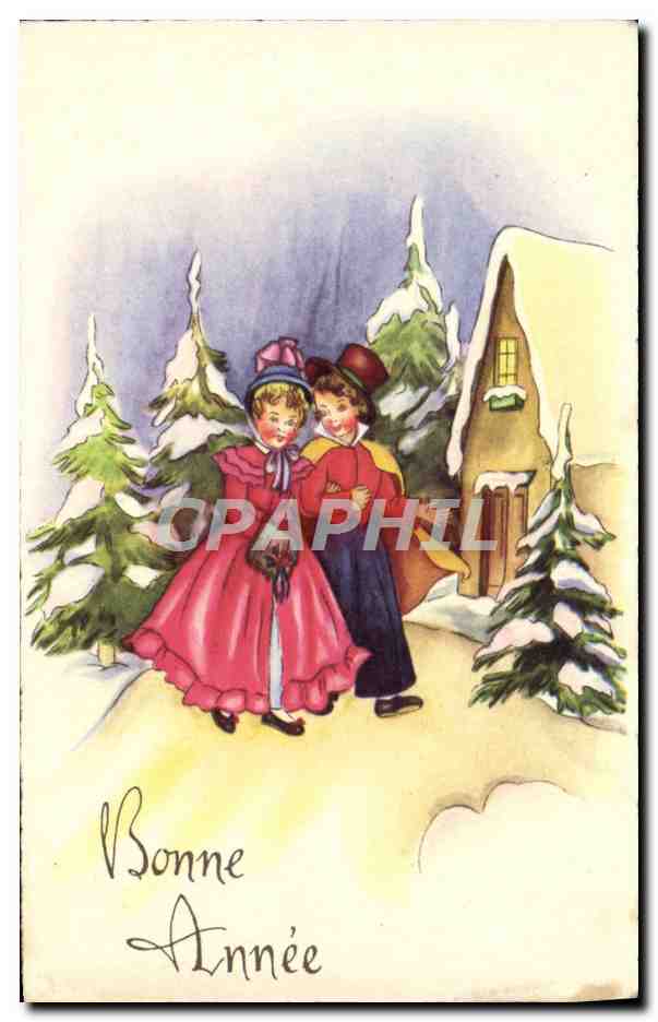 CPA Fantaisie Bonne Annee