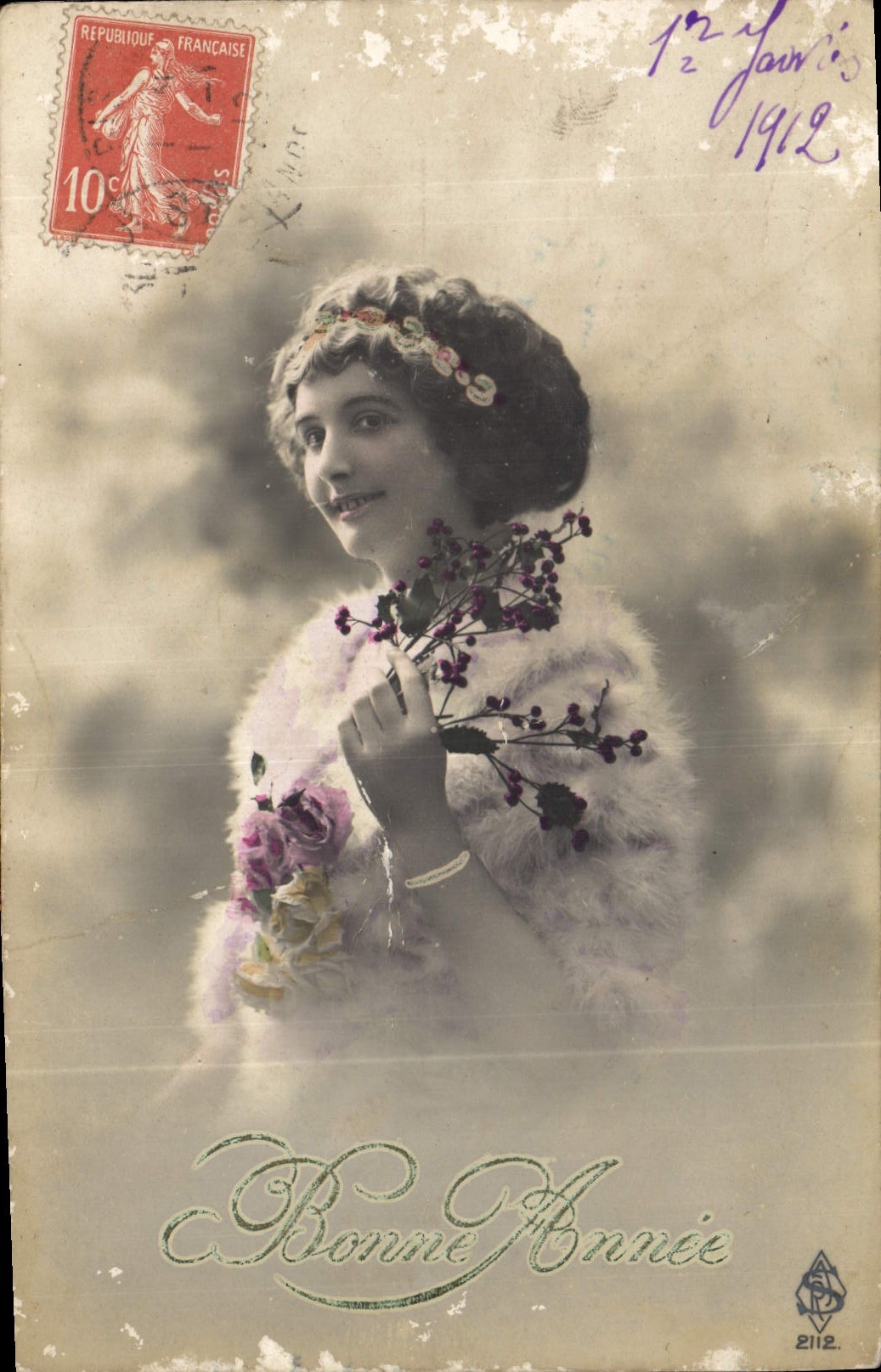 CPA Fantaisie Femme