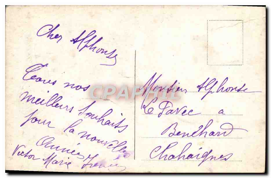 CPA Fantaisie Femme — Verso