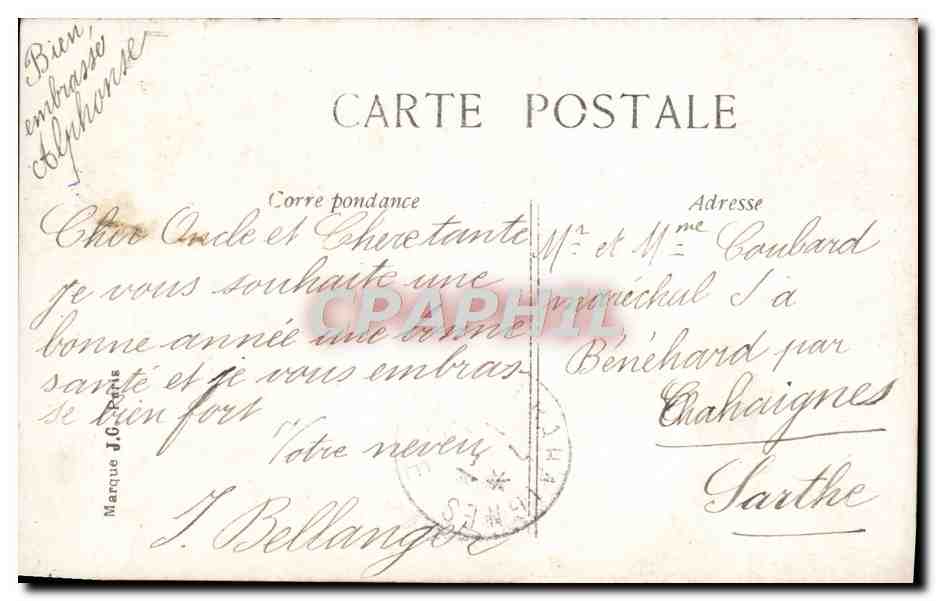 CPA Fantaisie Enfant — Rückseite