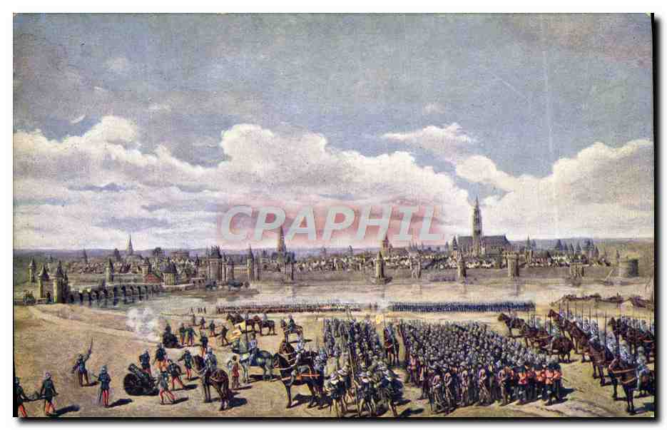 CPA Jeanne d'Arc Prise du Fort et du pont de Tourelles par Jeanne