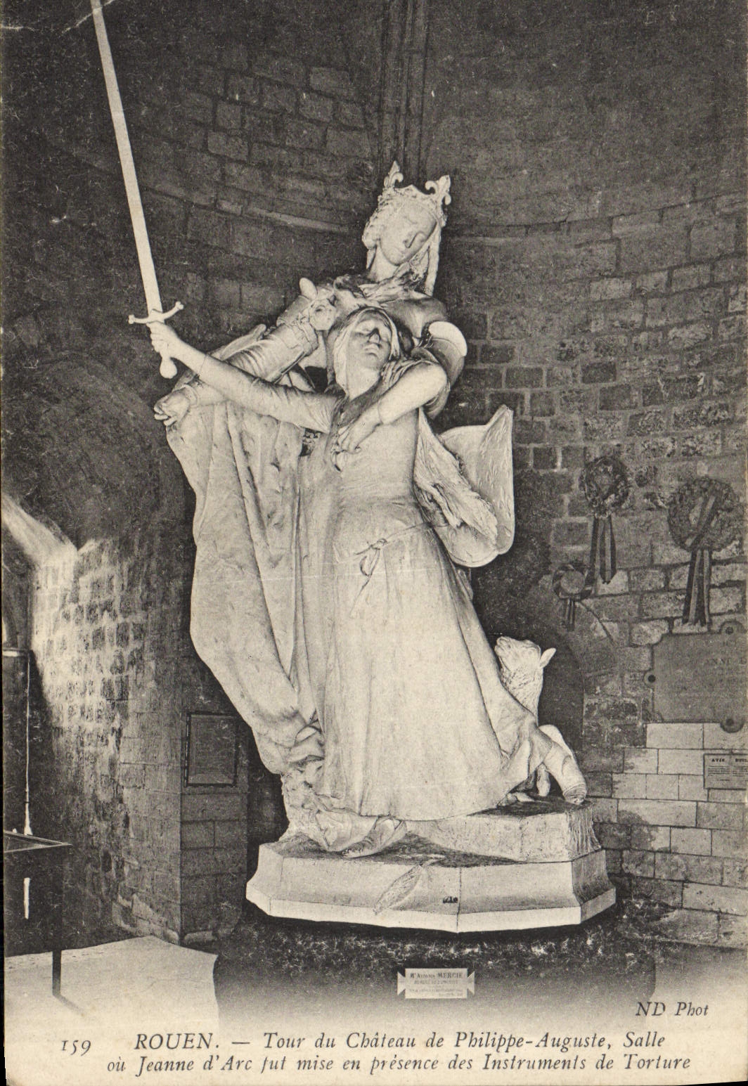 CPA Rouen Tour Du Chateau De Philippe Auguste Jeanne d'Arc