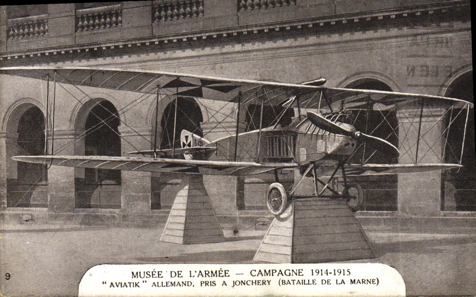 Aviatik allemand — Campagne 1914-1915 — Musée de l'Armée