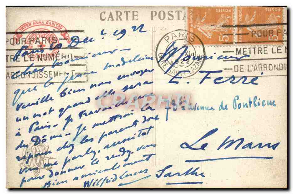 Aviatik allemand — Campagne 1914-1915 — Musée de l'Armée — Rückseite