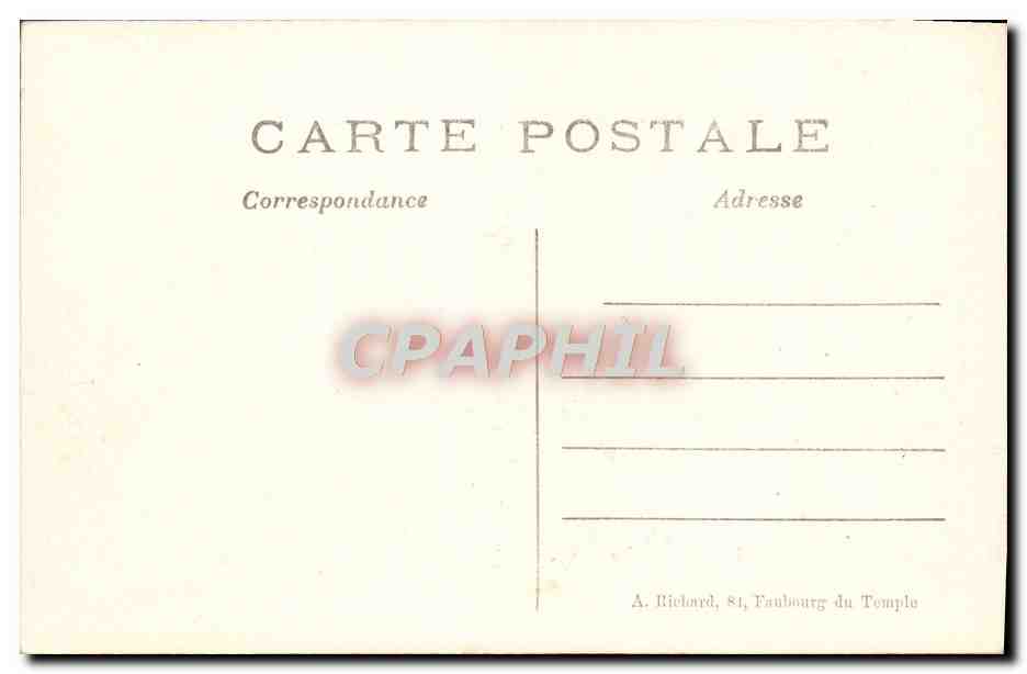Tombe di soldati francesi nella Valle dell'Ourecq — La Grande Guerra 1914-15 — A.R. — Verso