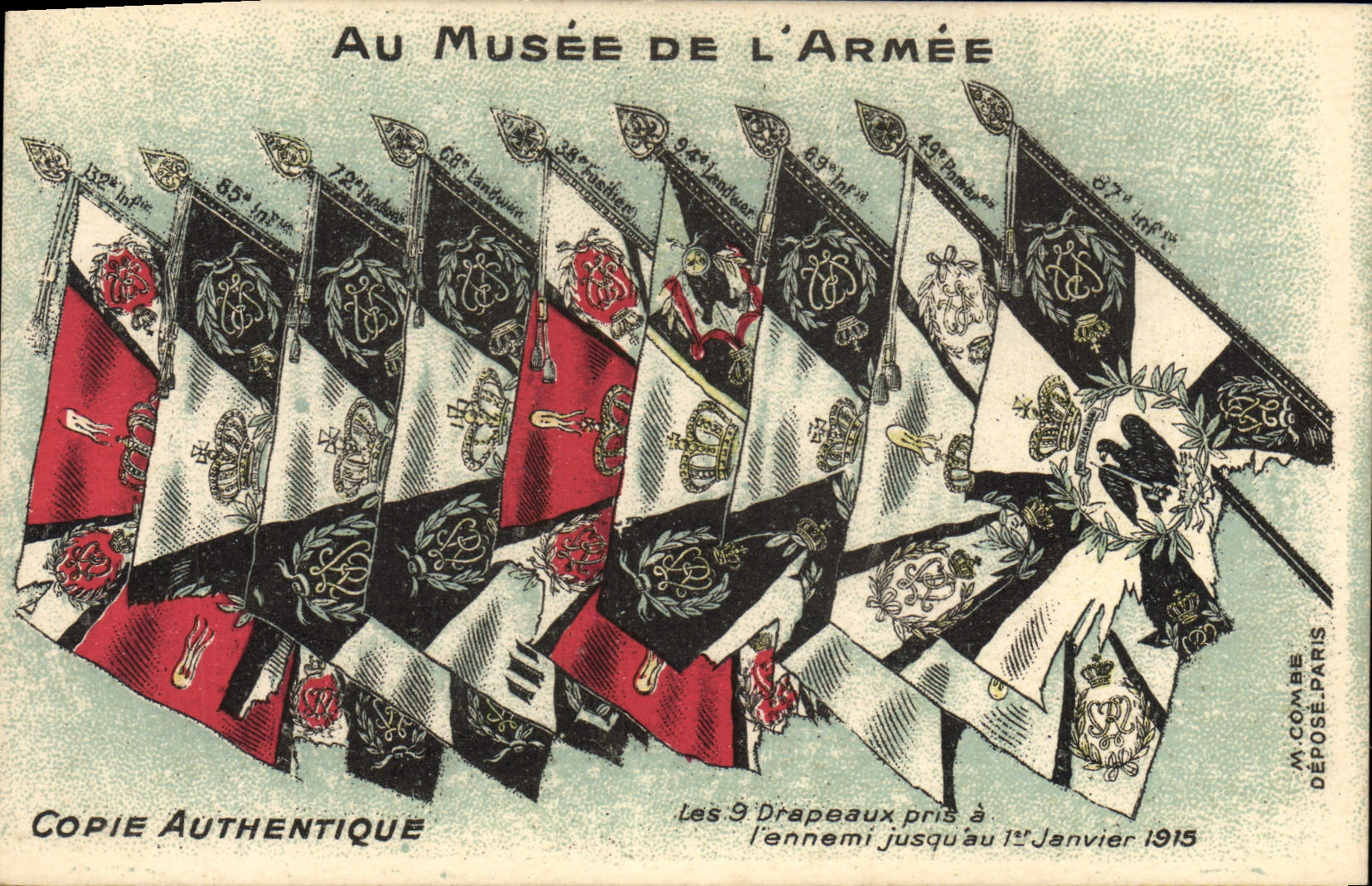 Bandiere dell'Esercito — Museo dell'Esercito — M. Combe, Parigi