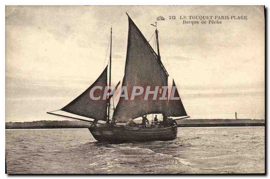 Le Touquet-Paris-Plage — Fischboot — Nr. 212