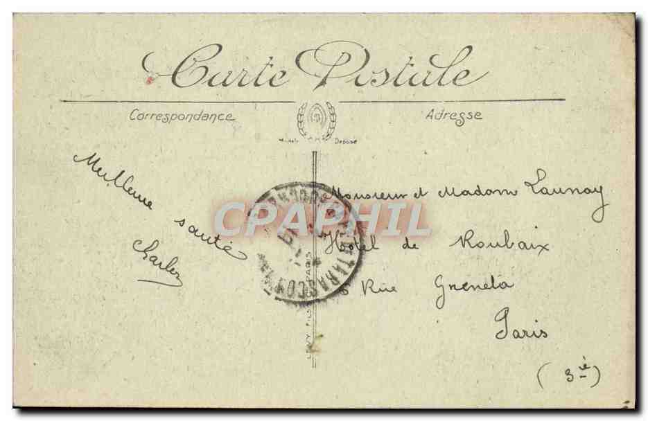CPA Tarascon Chateau Roi Rene Cote du Rhone — Rückseite