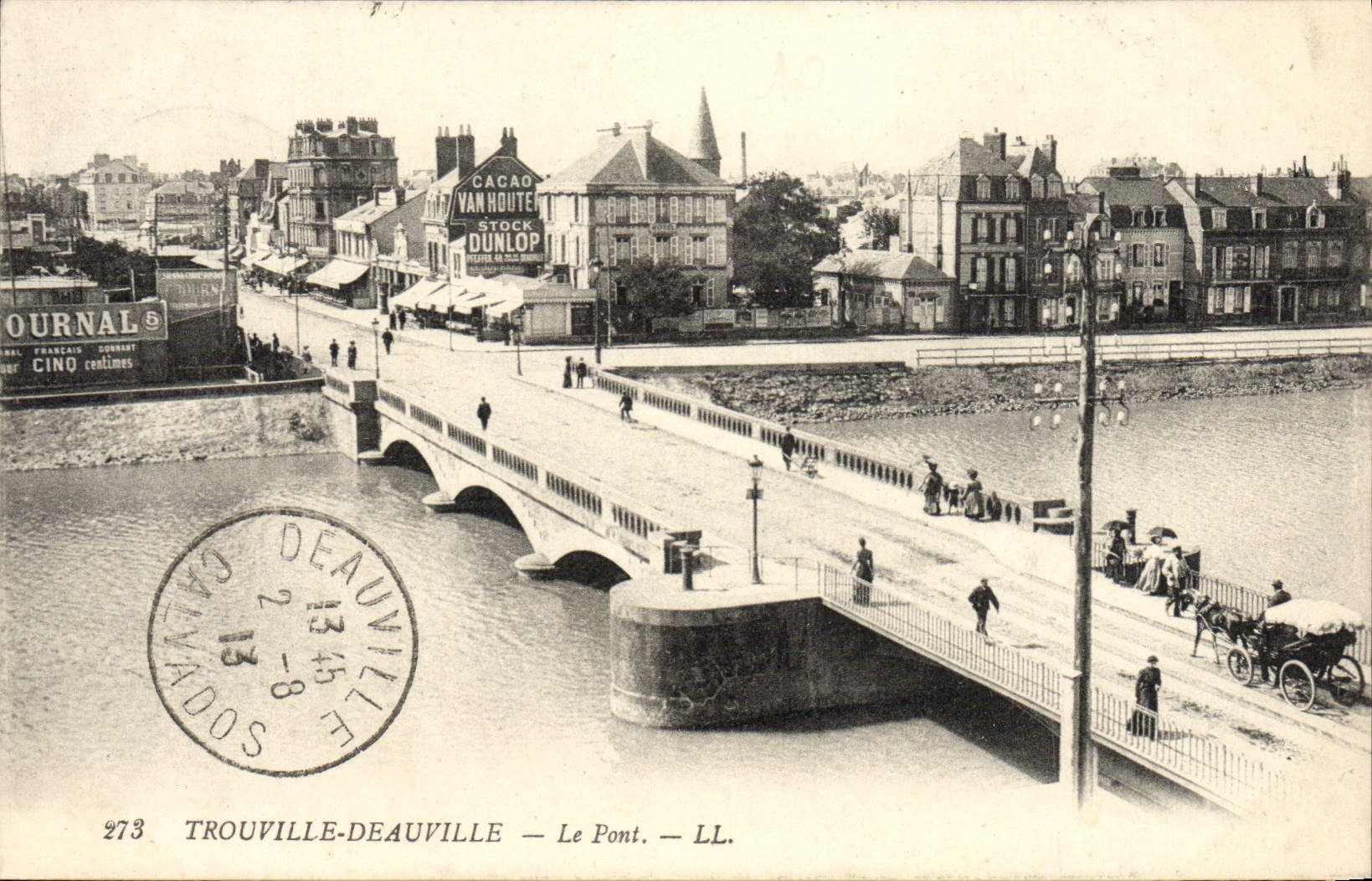 Trouville-Deauville — Le Pont. — LL.