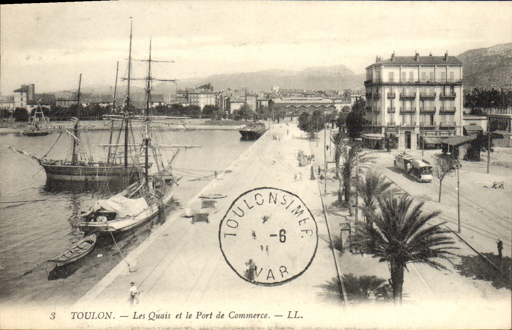 Toulon — Les Quais et le Port de Commerce — LL.