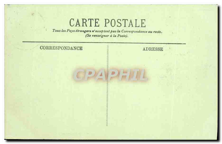 CPA Toulon Le quai Cronstadt Carre du port Courrier de Corse Bateau  — Rückseite