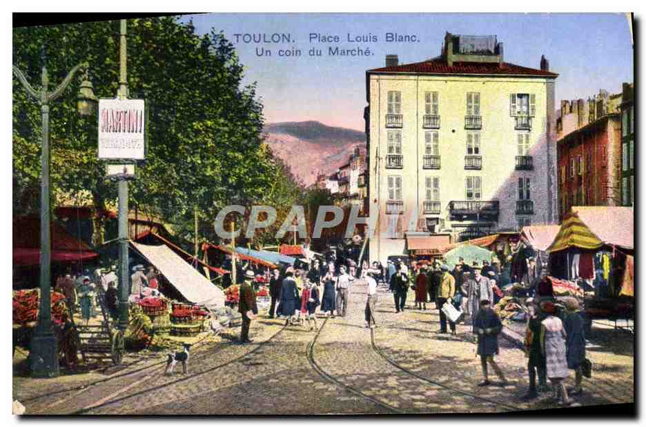 CPA Toulon Place Louis Blanc Un coin du marche