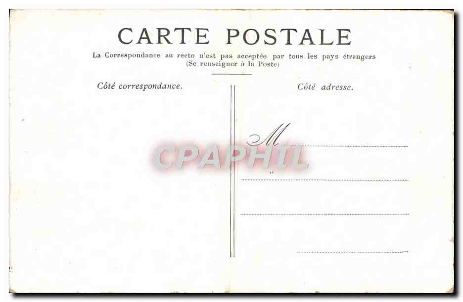 CPA Versailles Interieur de la chapelle — Verso