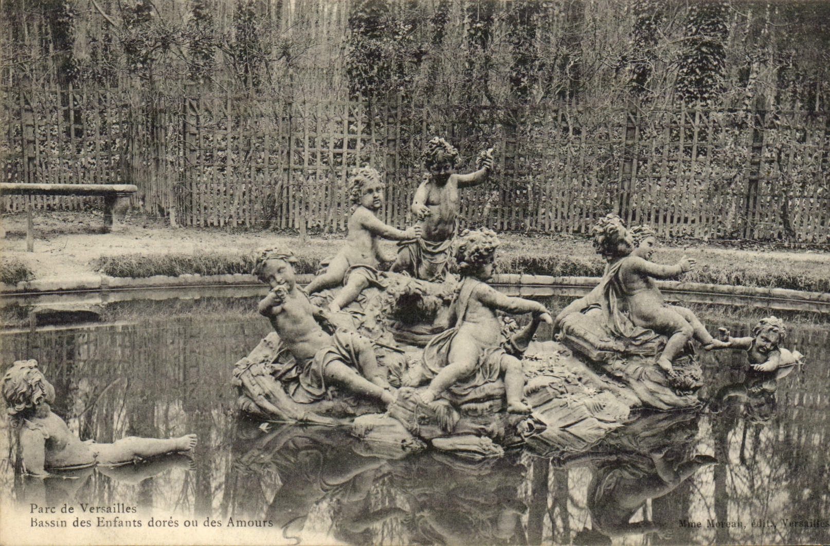 CPA Parc de Versailles Bassin des enfants ou des amours
