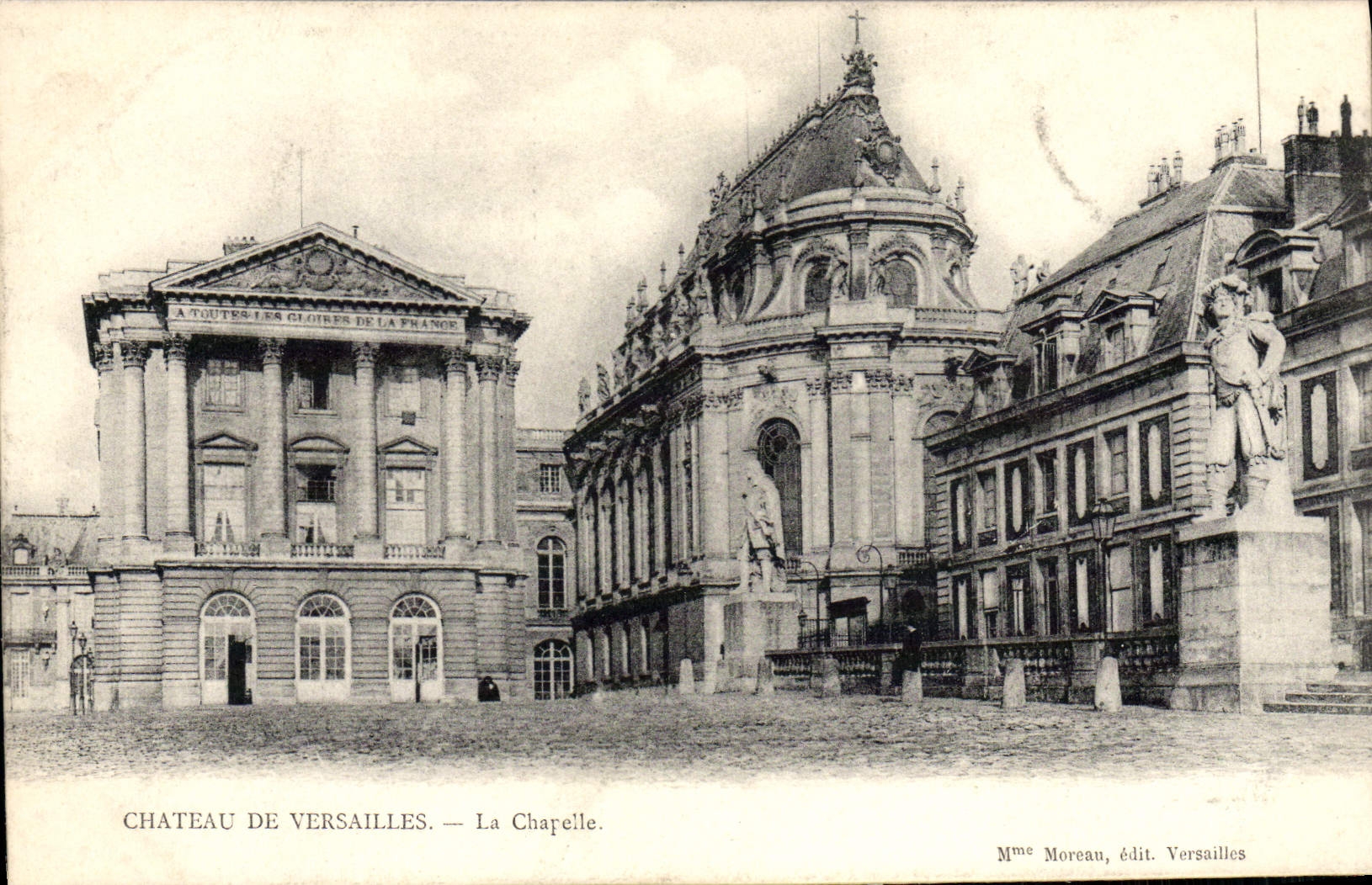 CPA Chateau de Versailles La chapelle