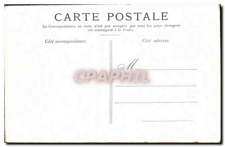 CPA Versailles Le Petit Trianon — Back
