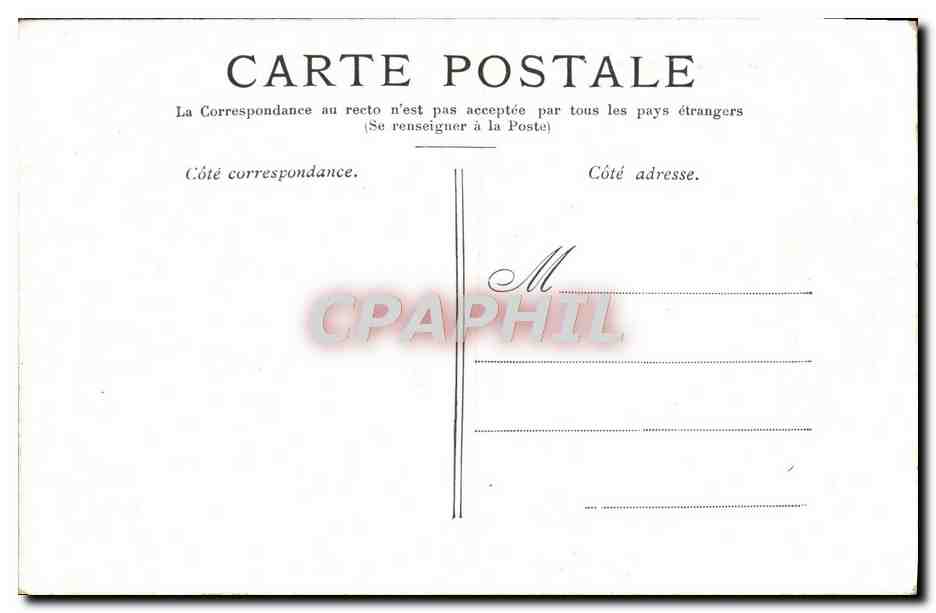 CPA Versailles Le Bassin De Latone — Verso