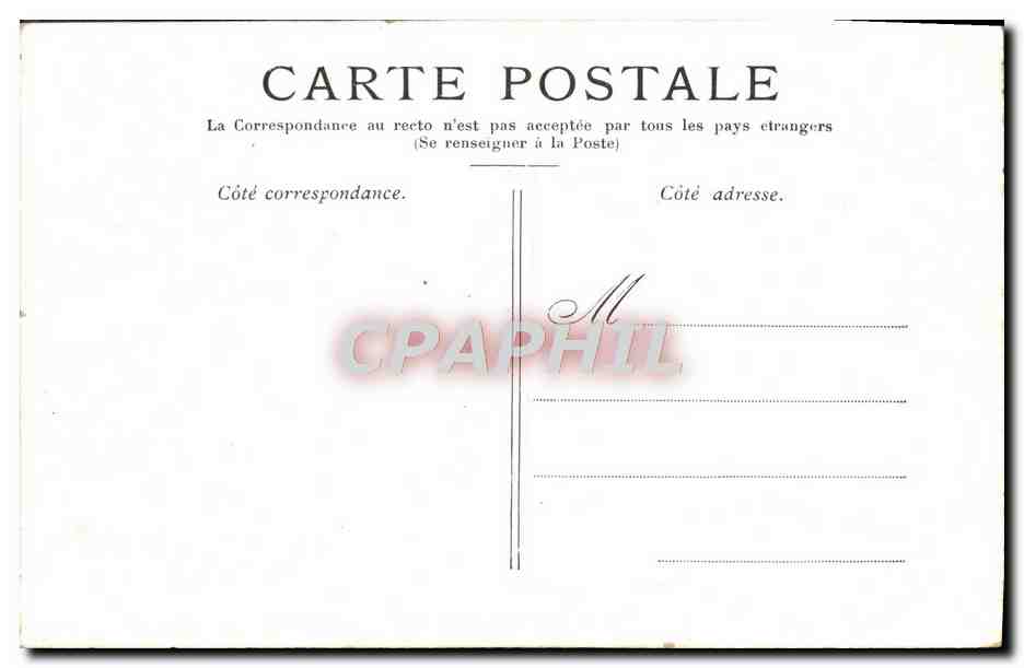 CPA Versailles La Galerie Des Glaces — Verso