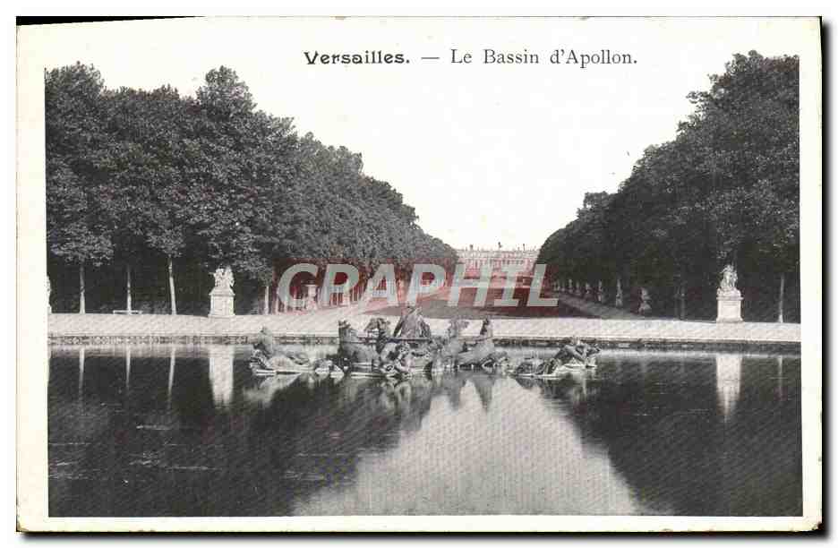 CPA Versailles Le Bassin D'Apollon