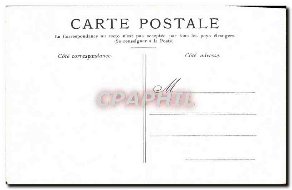 CPA Versailles Le Bassin D'Apollon — Verso