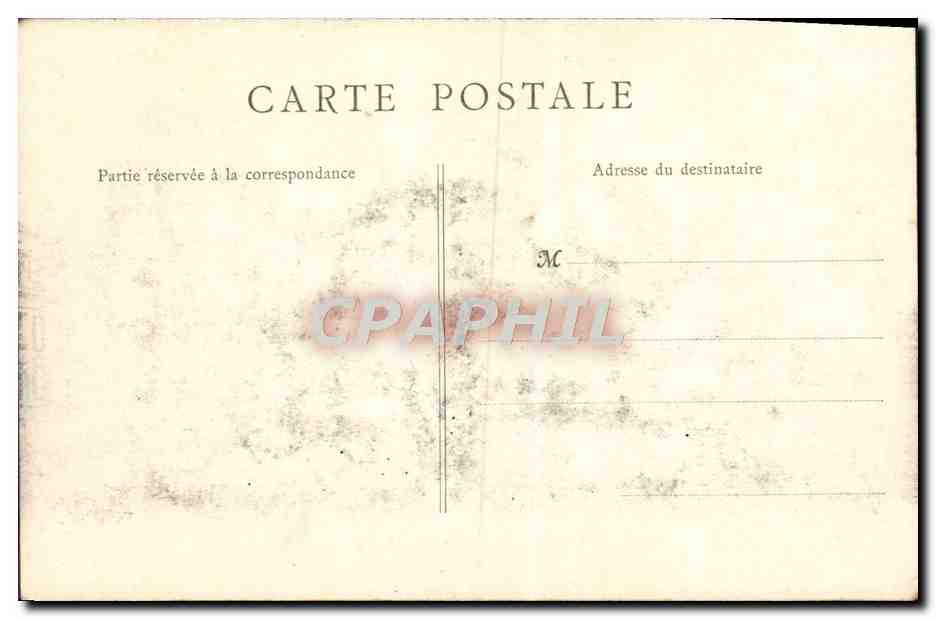 CPA Versailles Chapelle Et Aile De Louis XV — Rückseite