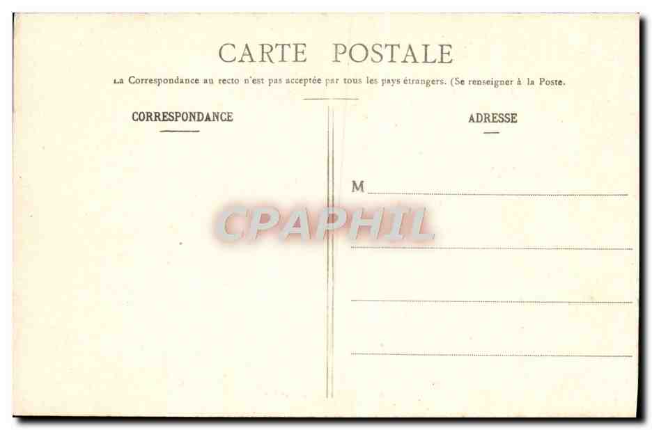 CPA Versailles Panorama — Verso