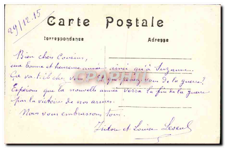 Versailles — Parc du Petit-Trianon — La Tour de Malborough et le Pont rustique — n° 106 — Verso