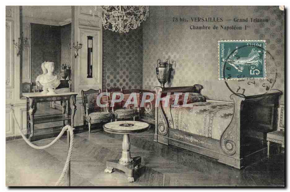 CPA Versailles Grand Trianon Chambre De Napoleon 1er