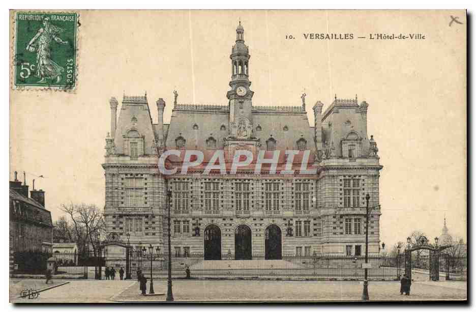 CPA Versailles L'Hotel De Ville