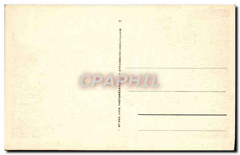 CPA Vichy Orangerie Des Celestins — Verso