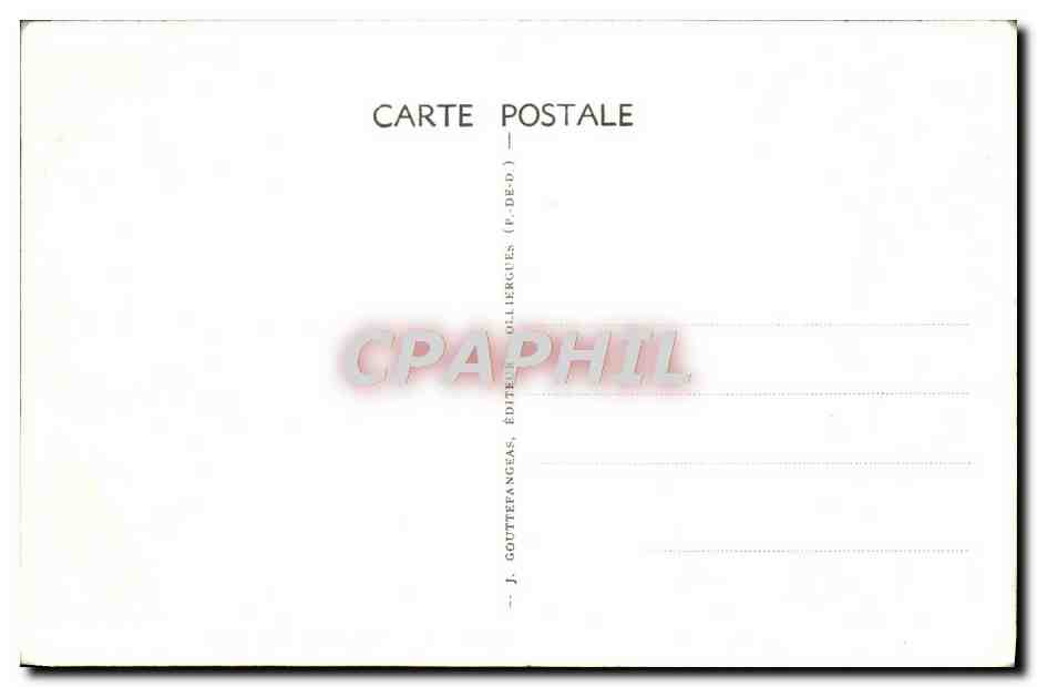 CPA Vichy La Passereile Sur I'Allier Un Jour De Crue — Rückseite