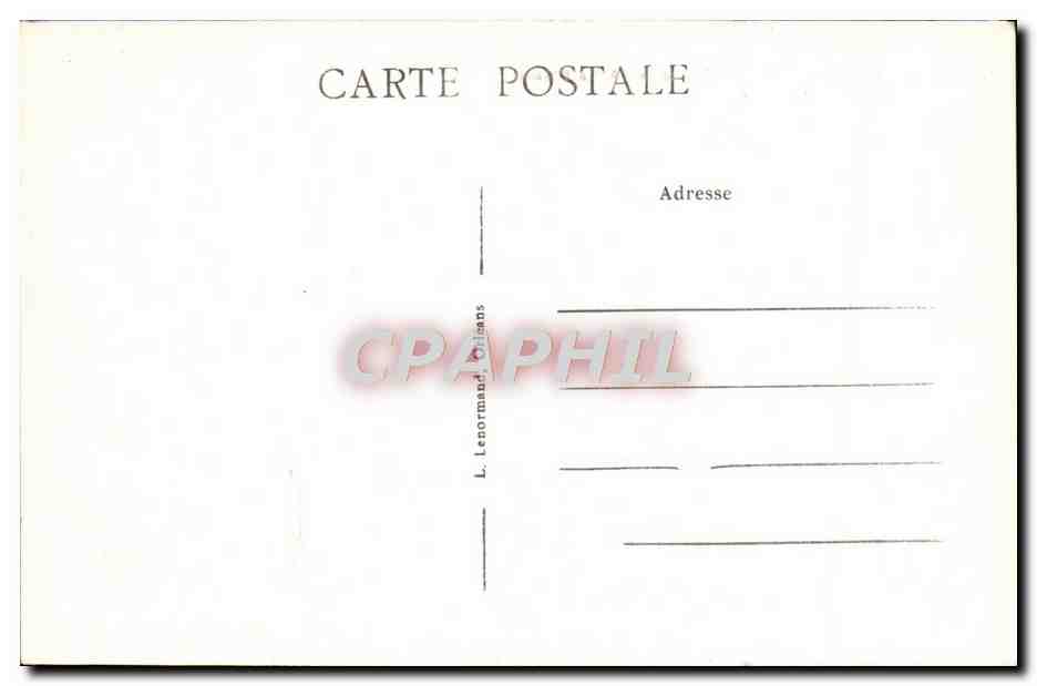 CPA Orleans Plaque Commemorative De I'Entree De Jeanne D'Arc 8 mai 1429 — Back