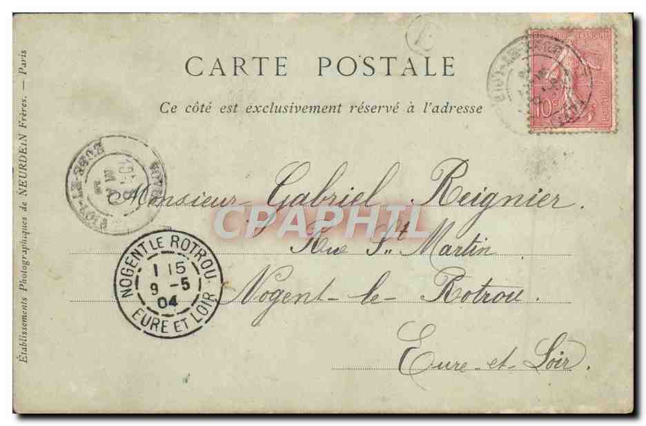 CPA Orleans Statue De Jeanne D'Arc Par Foyatier — Verso