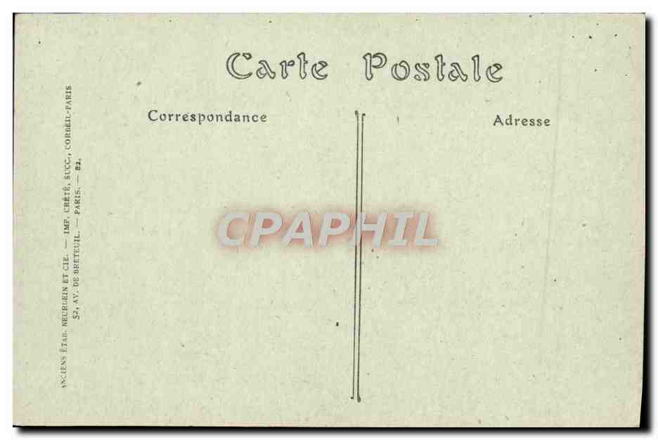 CPA Orleans Le Jardin Des Plantes — Verso