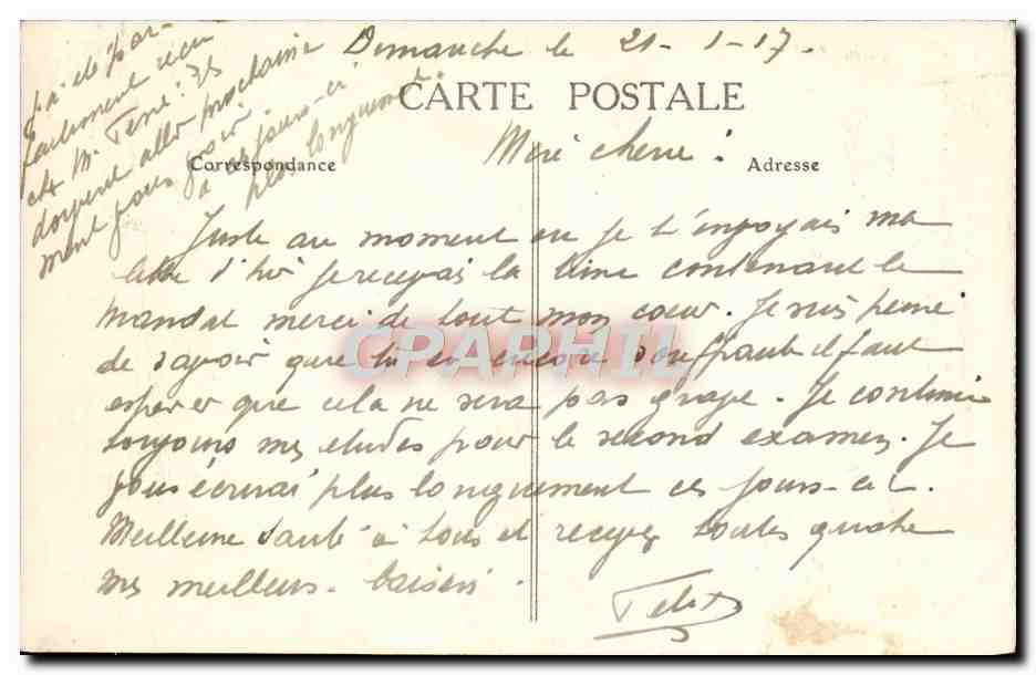 CPA Orleans Jeanne D'Arc Par Foyatier — Back