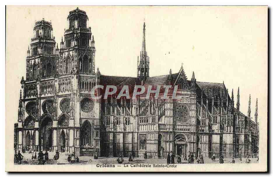 CPA Orleans La Cathedrale Sainte Croix