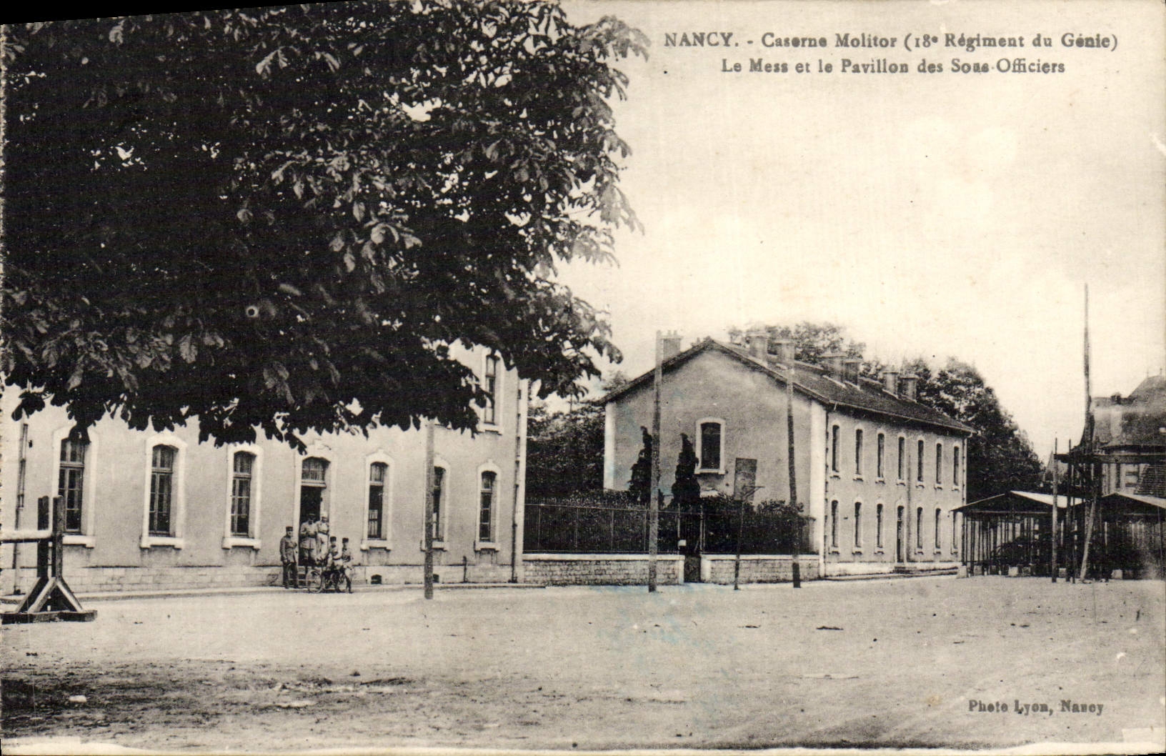 Nancy - Caserne Molitor (18e Régiment du Génie) - Le Mess et le Pavillon des Sous-Officiers